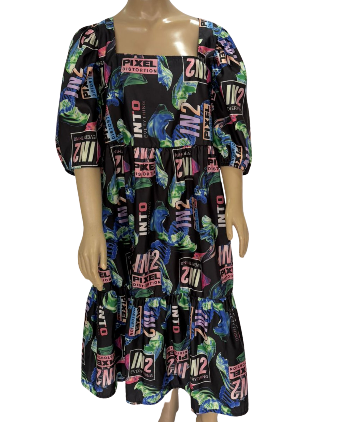 Vestido Plus Size Estampado PLUS SIZE