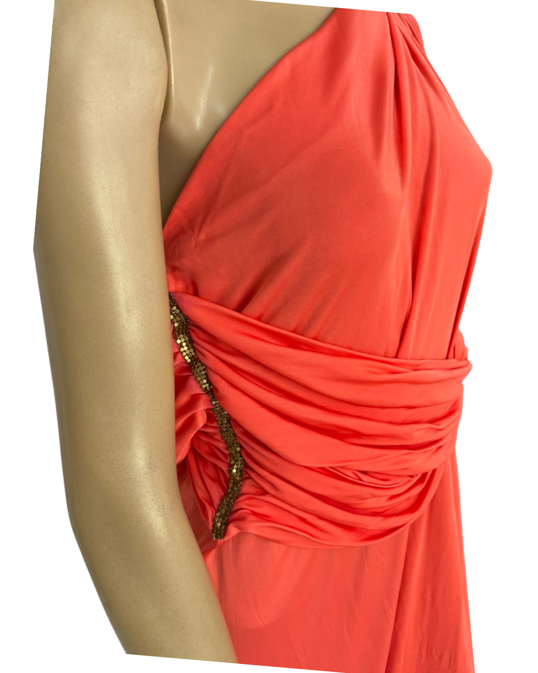 Vestido de Festa - Longo - M. OFFICER Malha fria. TAM M