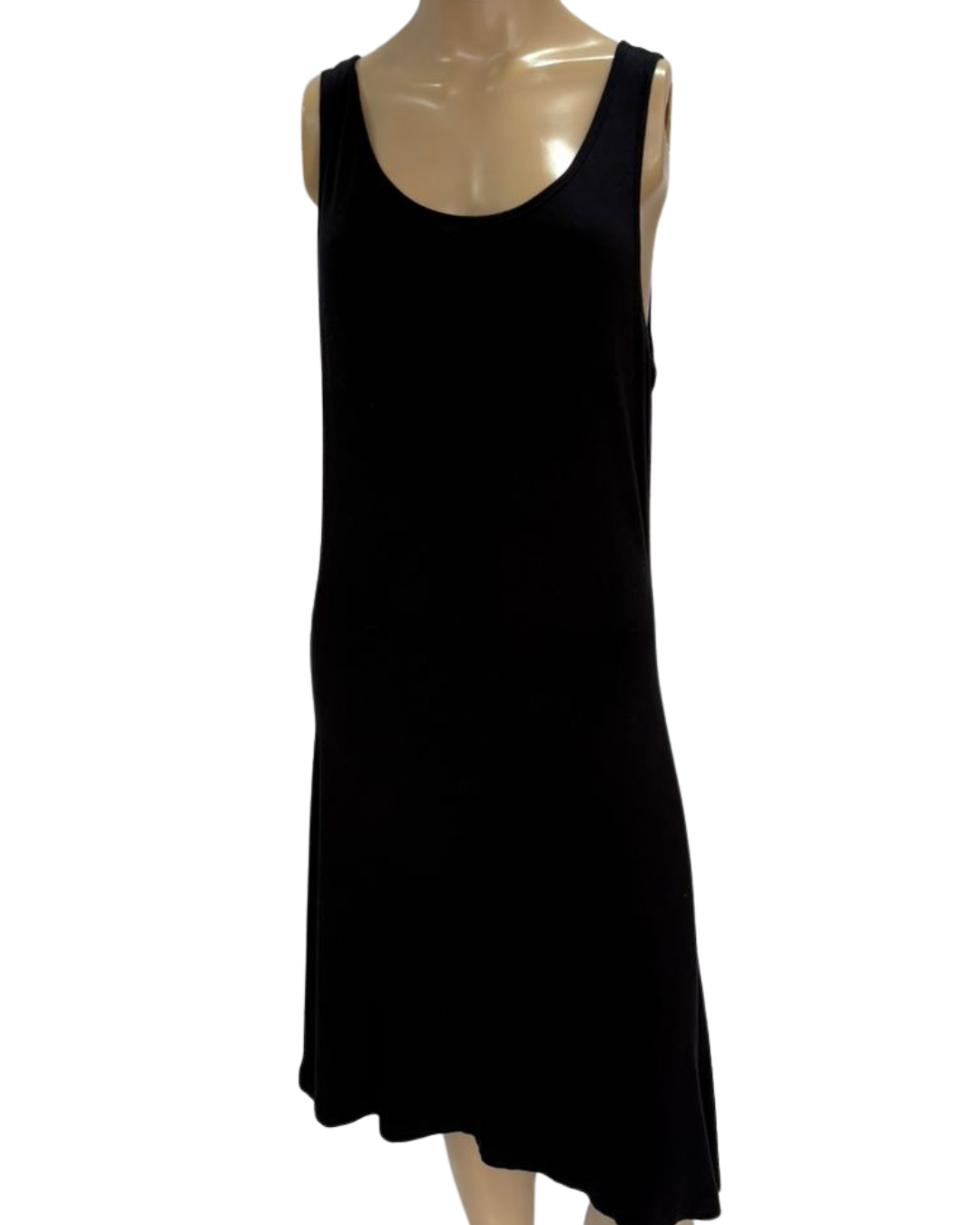 Vestido Casual Regata em malha preta TAM M