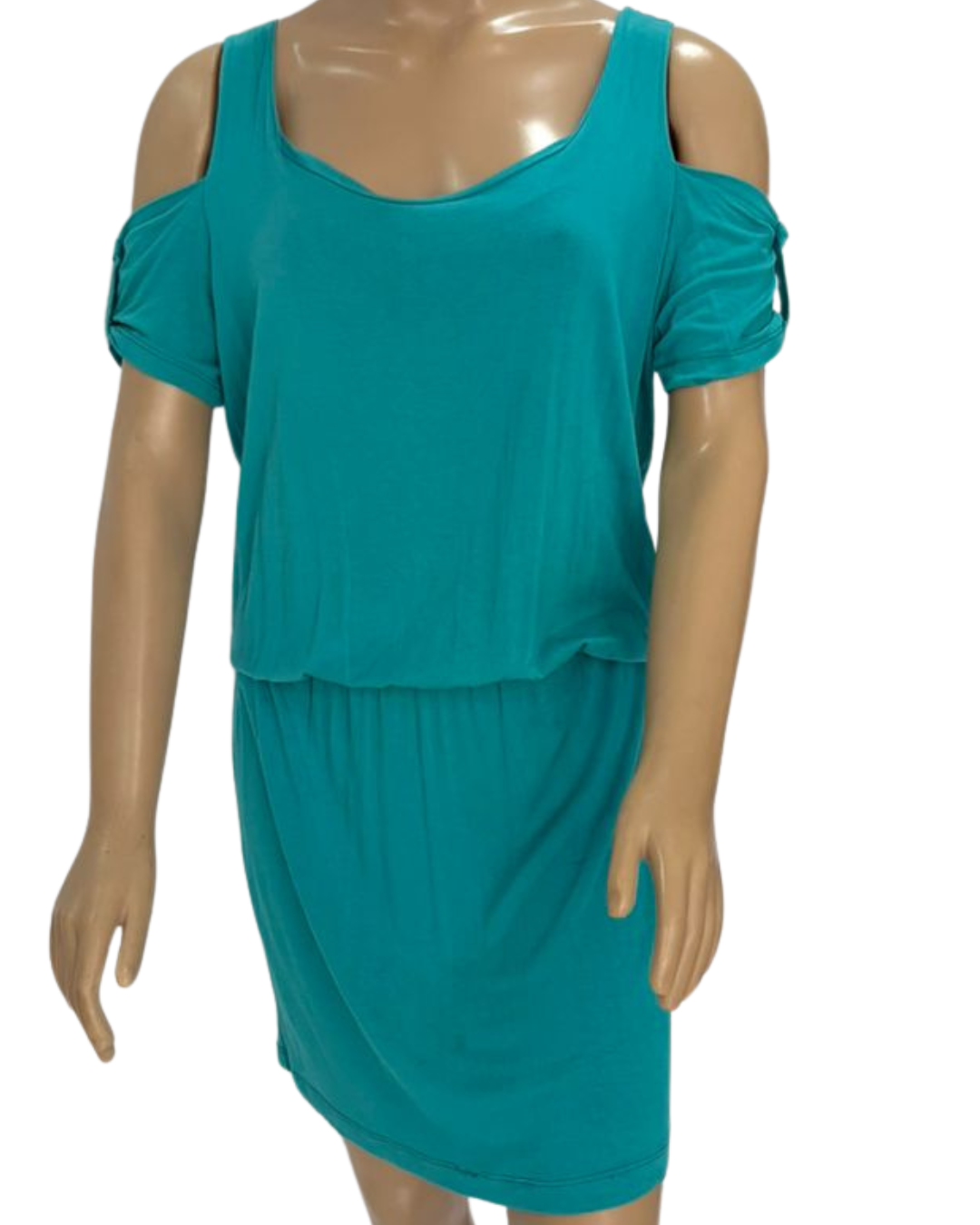 Vestido Casual Malha Verde. TAM P